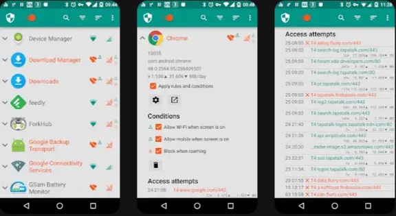 A simple way to block access to the internet per application