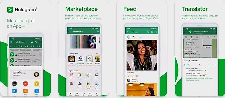 Hulugram is Super App with Marketplace, Story, and many more.