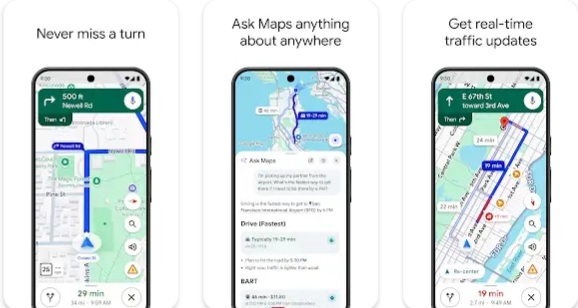 Real-time GPS navigation & local suggestions for food, events, & activities