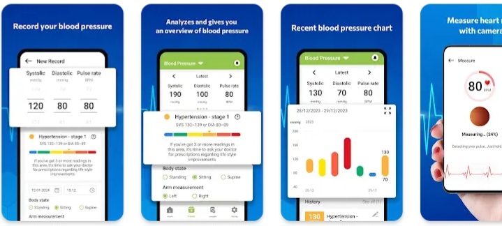 Monitor your blood pressure, blood sugar, measure your heart rate simply
