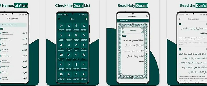 Read, listen & explore the Holy Quran with prayer times & Qibla