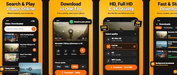 Download In one Tap Hd Full hd &4k Quality